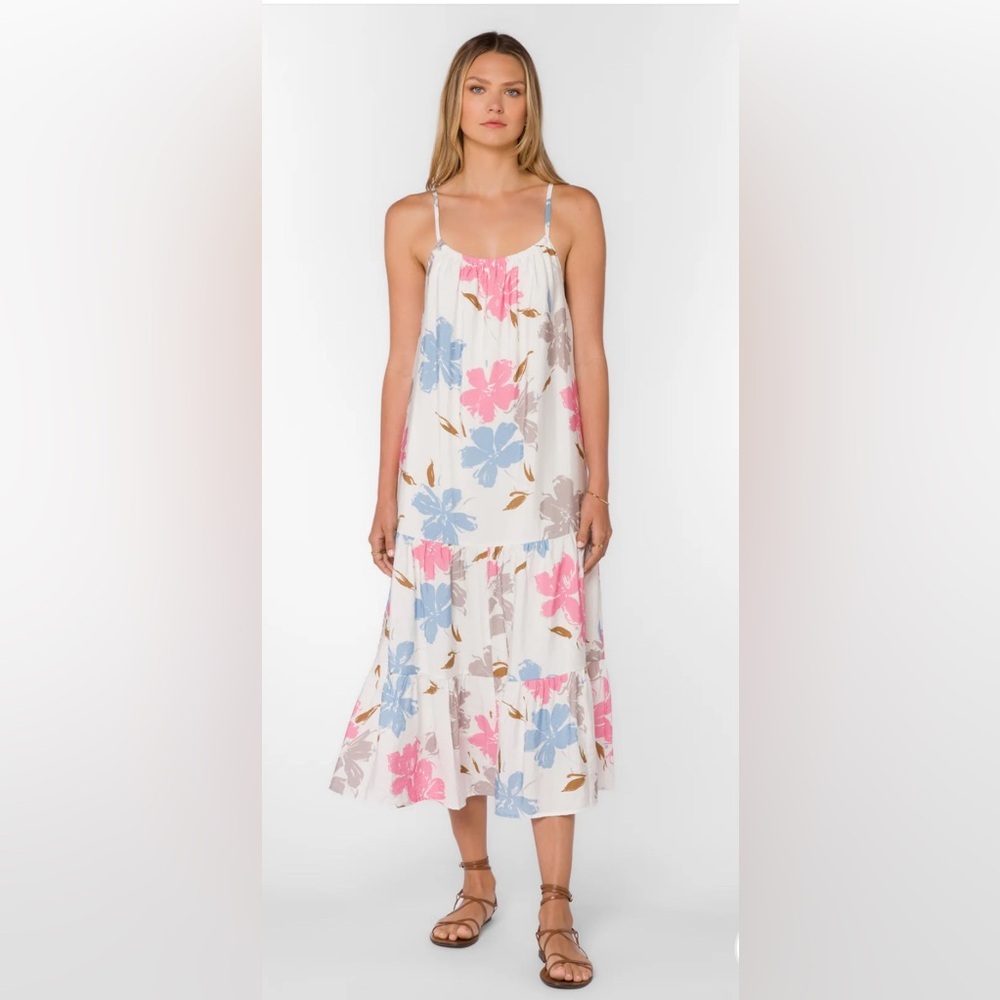 NWT Floral MAXI DRESS W/Spaghetti Straps